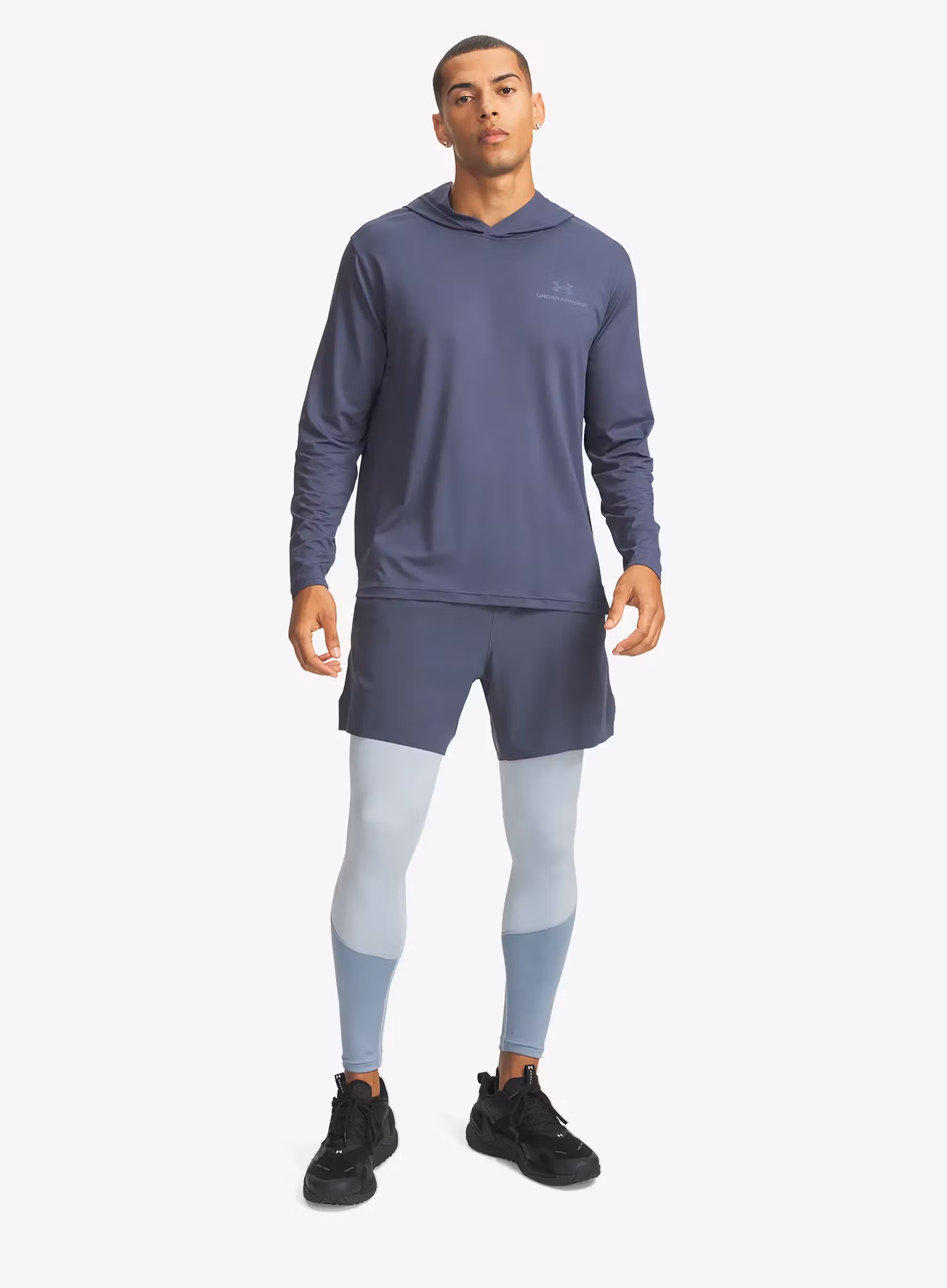 Termolegíny Under Armour Coldgear Elite Leggings - blue fog/blue wind/reflective