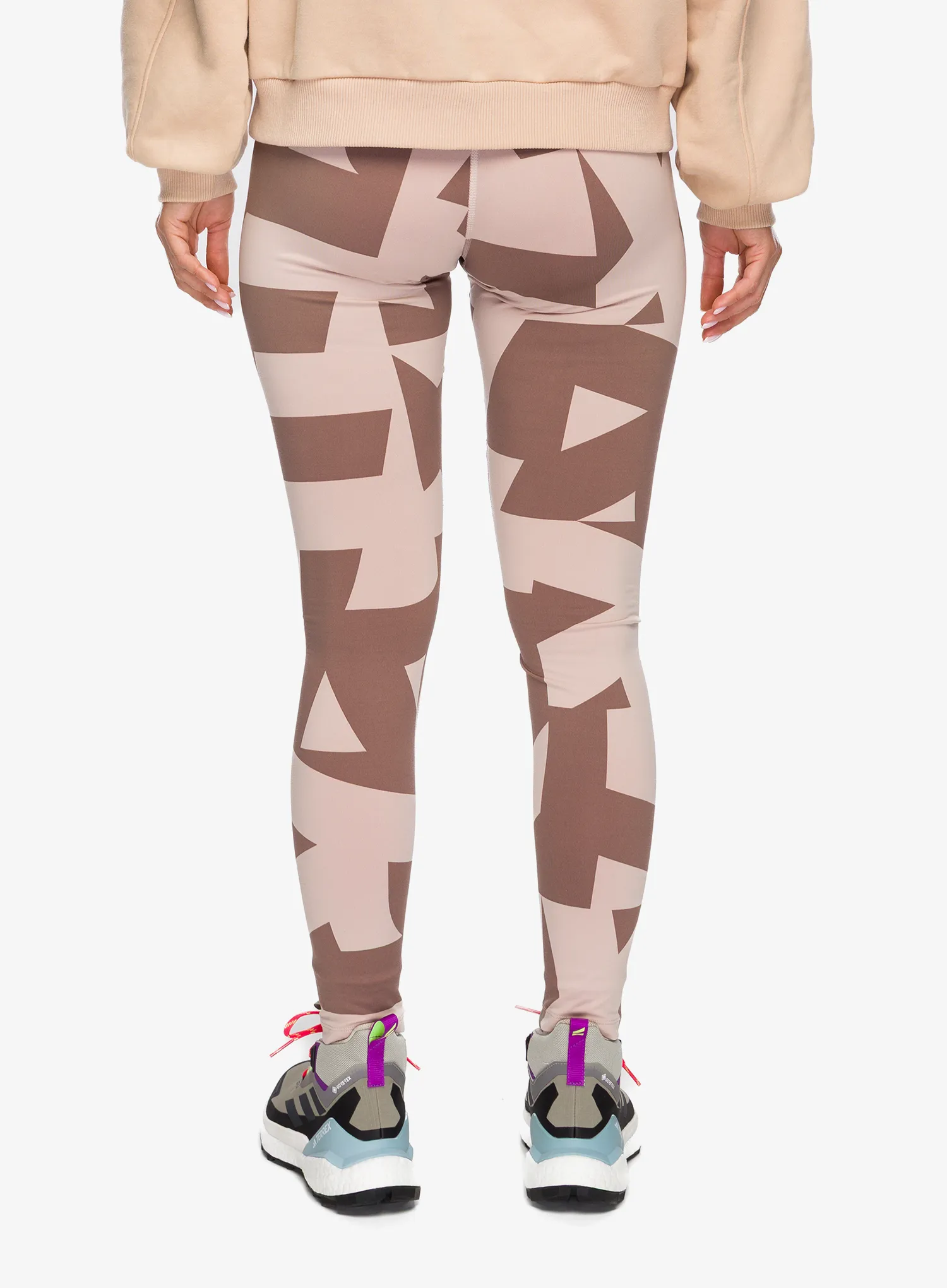 Termo legíny dámské adidas TERREX Multi Synthetic Base Layer Leggings - wonder taupe