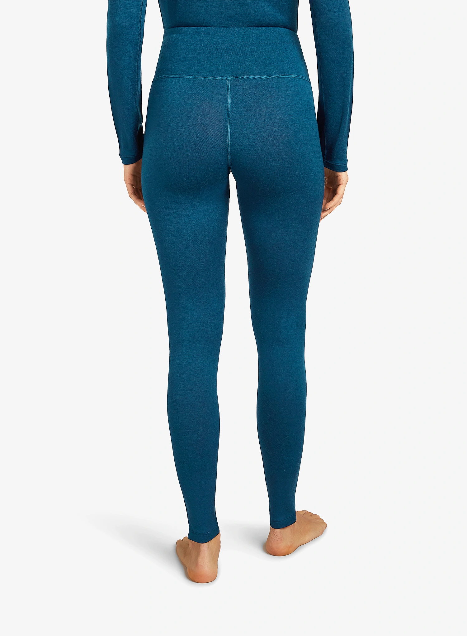 Termo legíny dámské Icebreaker Merino 260 Tech High Rise Leggings - atlantis