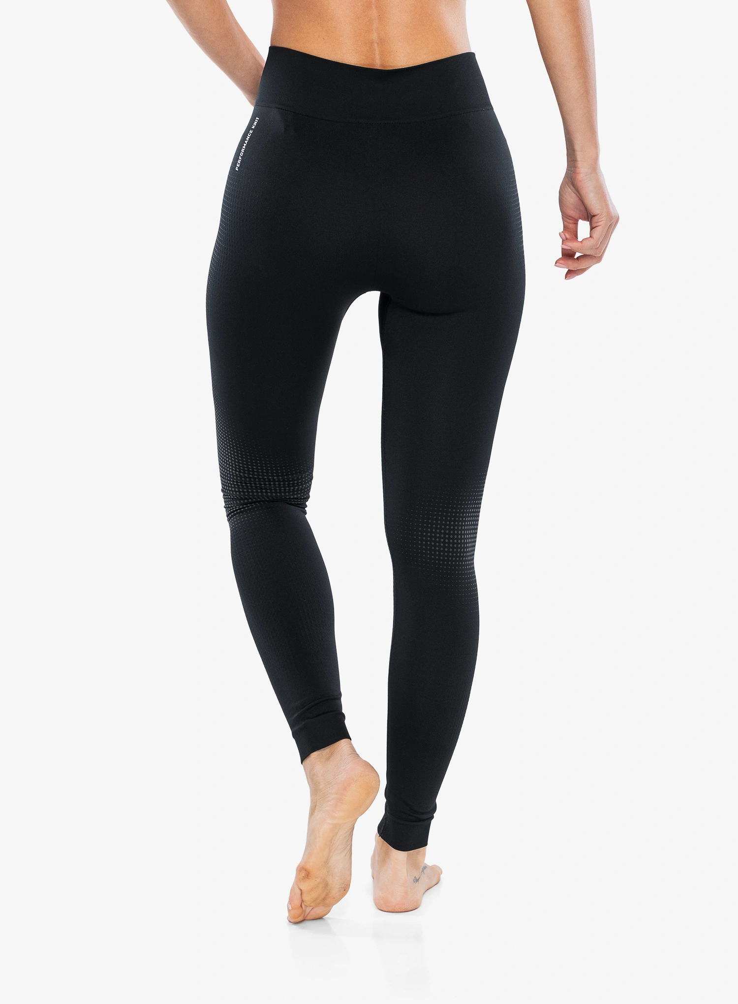 Termo legíny dámské Odlo Performance Warm BL Bottom Long - graphite grey