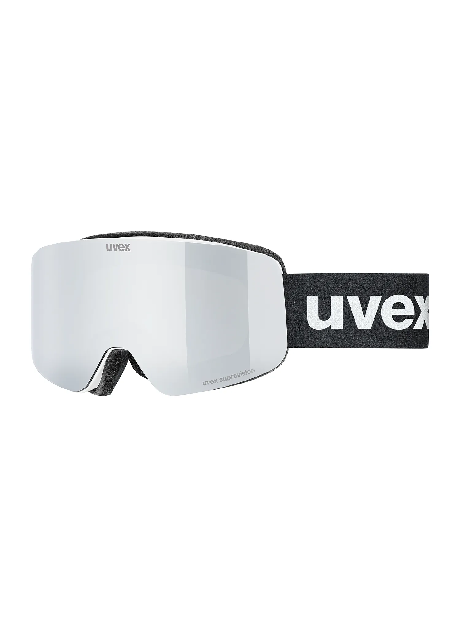 Lyžařské brýle pro děti Uvex pwdr FM - white matt dl/silver clear