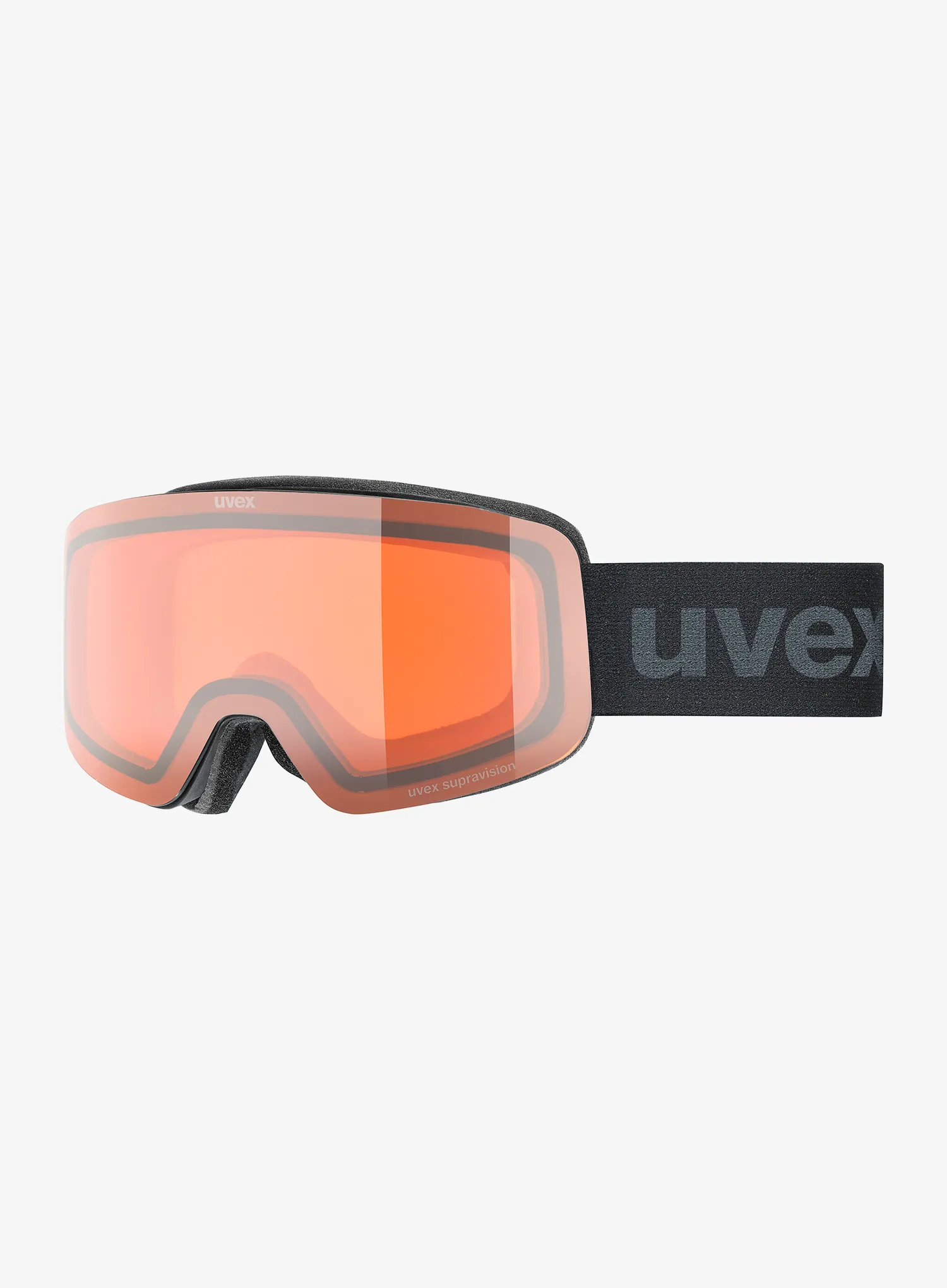 Lyžařské brýle pro děti Uvex Pwdr LG - black matt/lasergold