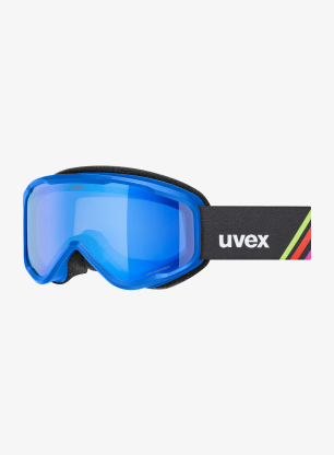 Lyžařské brýle pro děti Uvex Speedy Nova FM - blue matt/mirror blue