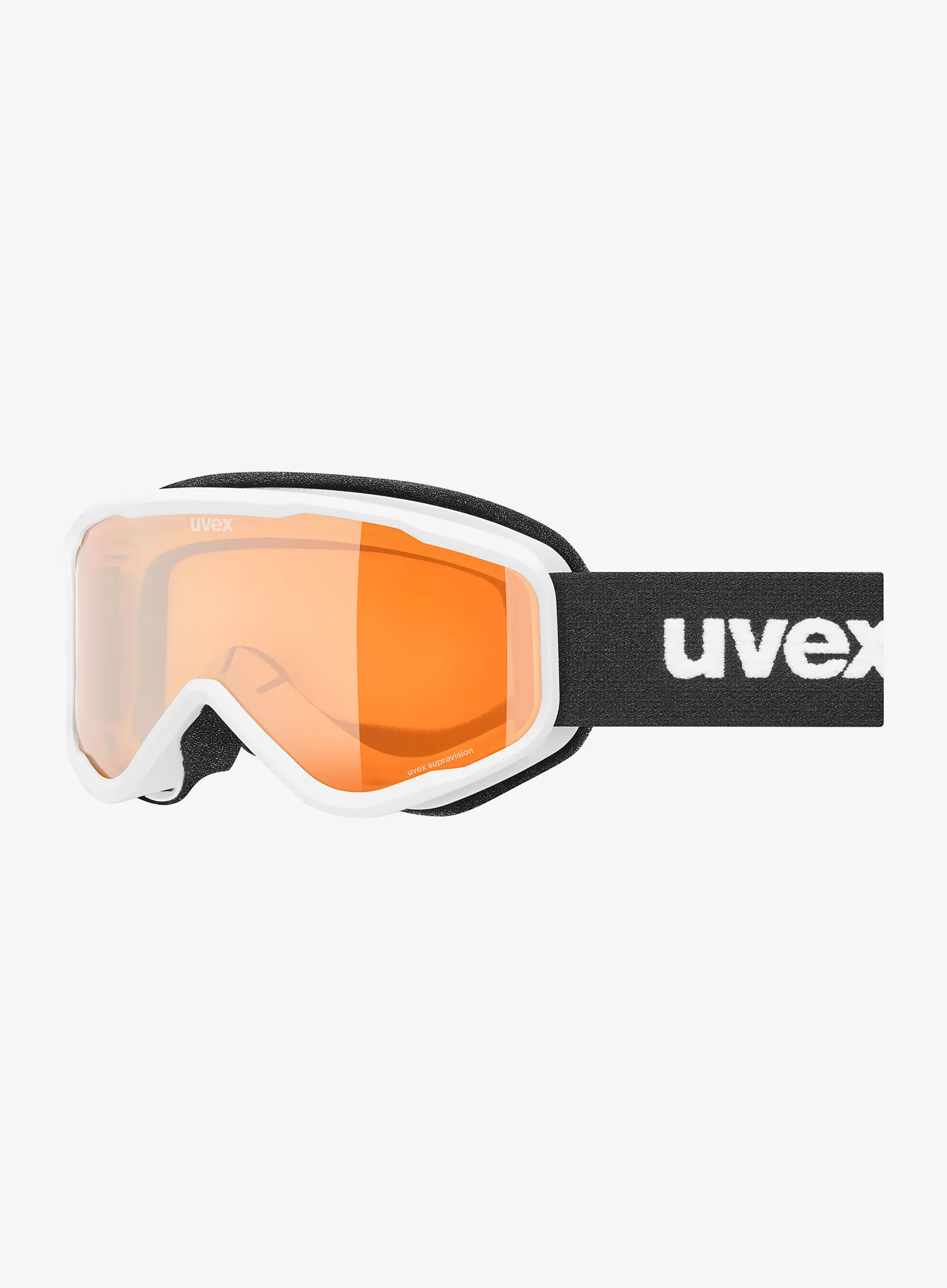 Lyžařské brýle pro děti Uvex Speedy Nova - white/lasergold
