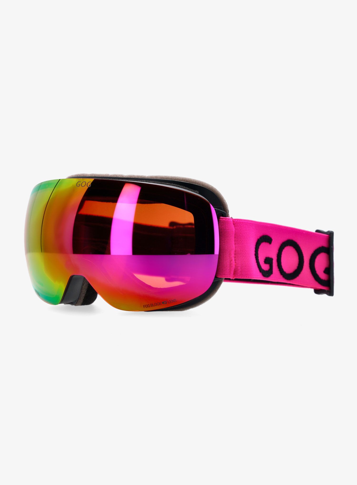 Lyžařské brýle GOG Ryder - matt black/polychromatic pink