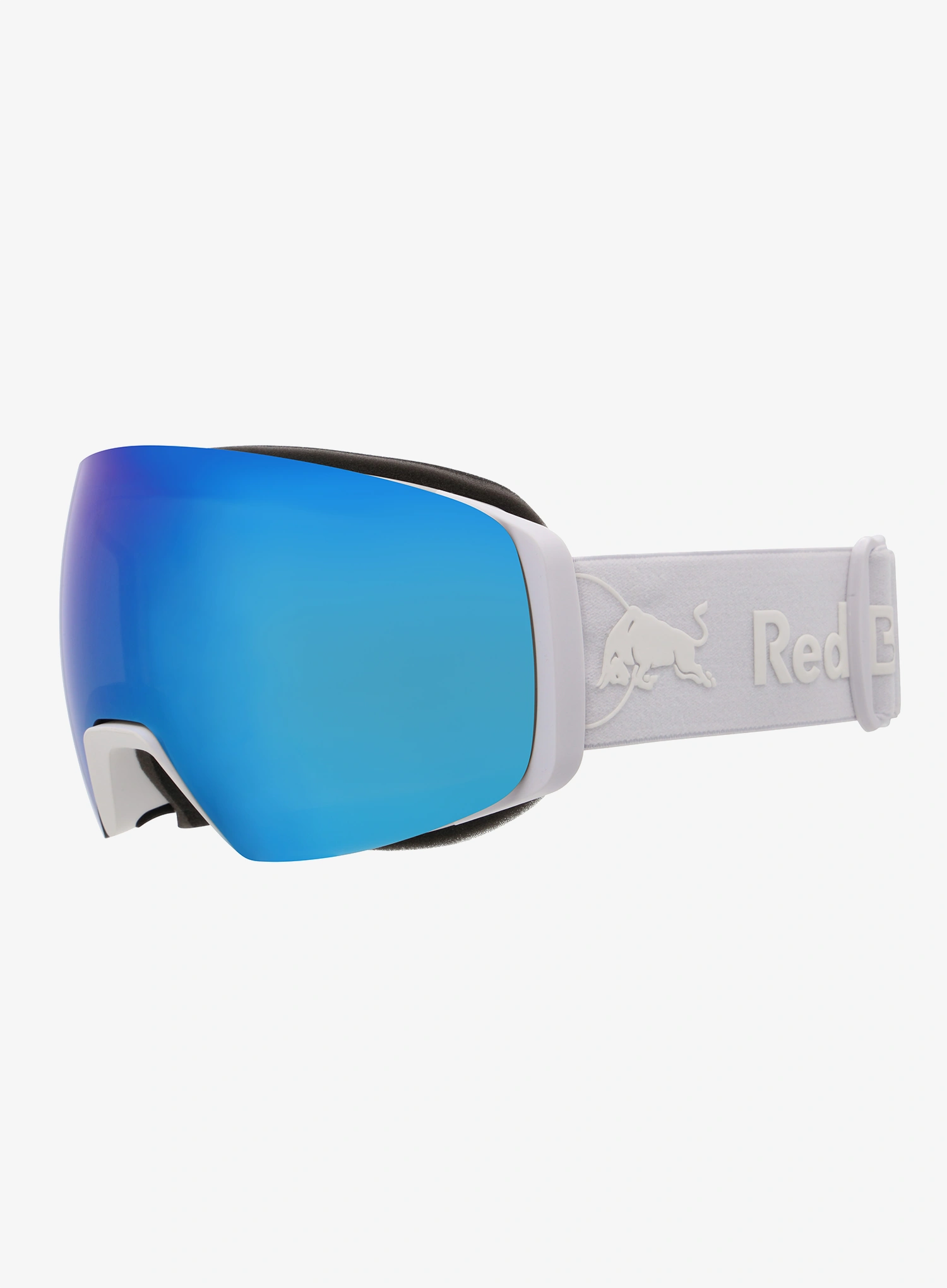 Lyžařské brýle Red Bull Spect Jon - white/smoke with blue mirror