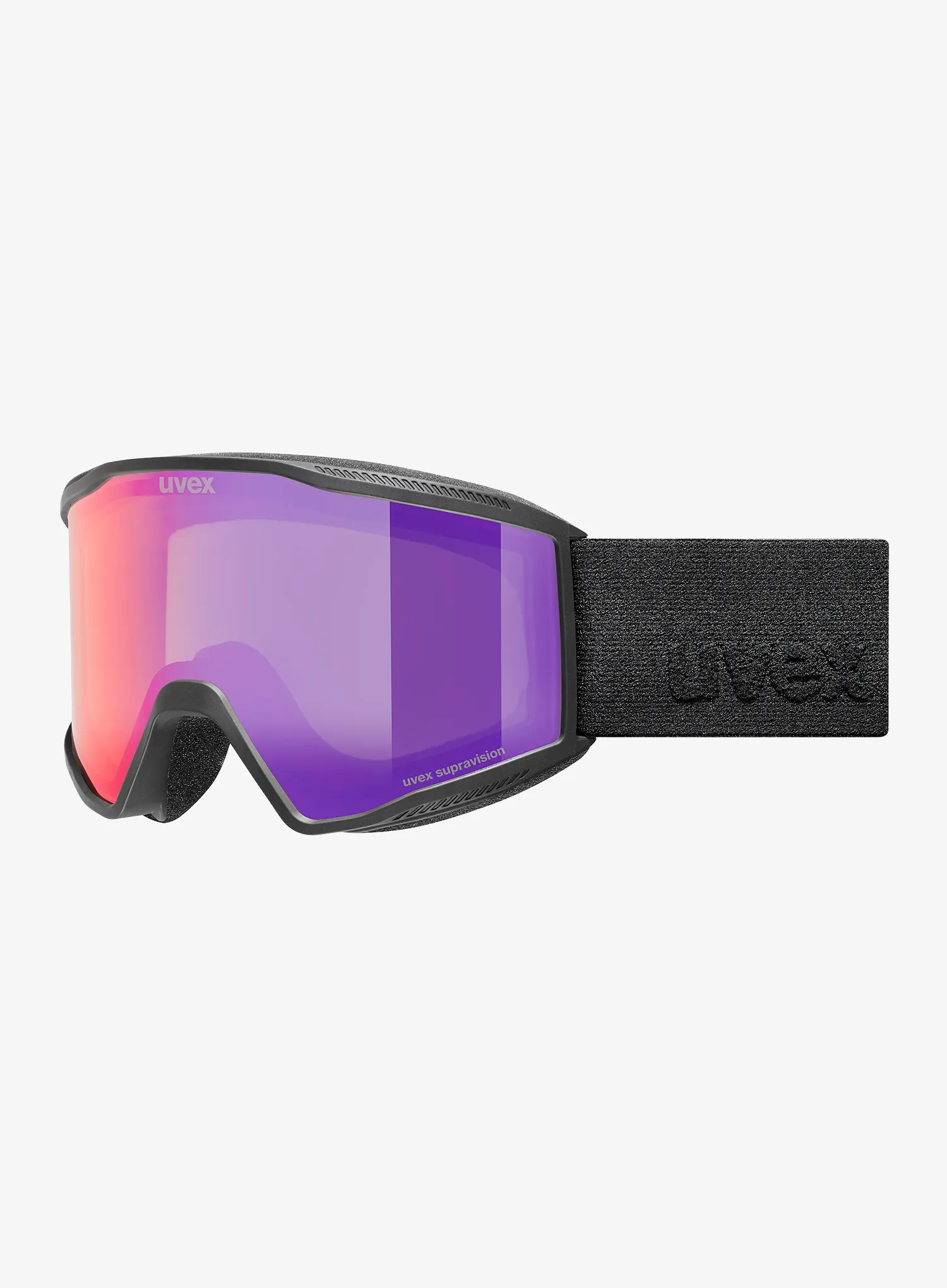 Lyžařské brýle Uvex Blast FM - black matt/ruby green S2