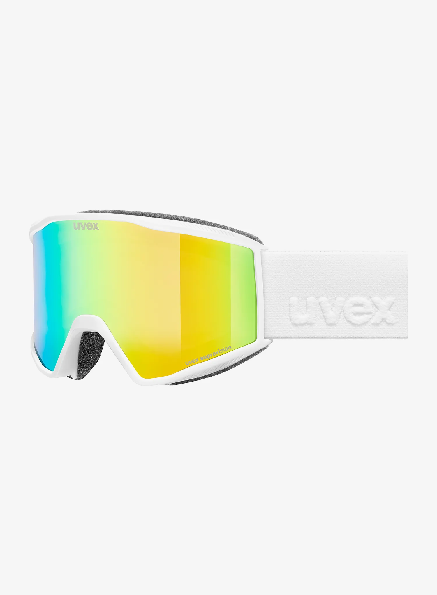 Lyžařské brýle Uvex Blast FM - white matt/mirror green