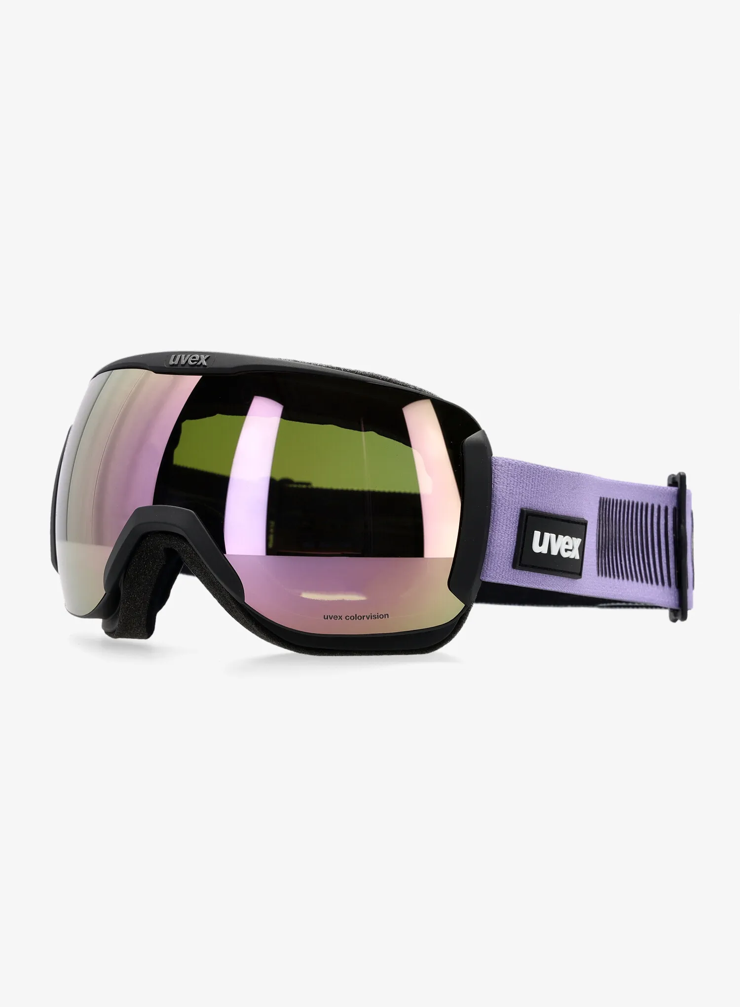 Lyžařské brýle Uvex Downhill 2100 CV - black/lavender/colorvis/green