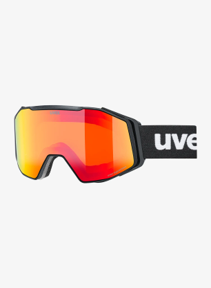 Lyžařské brýle Uvex Gravity FM - black matt/mirror red