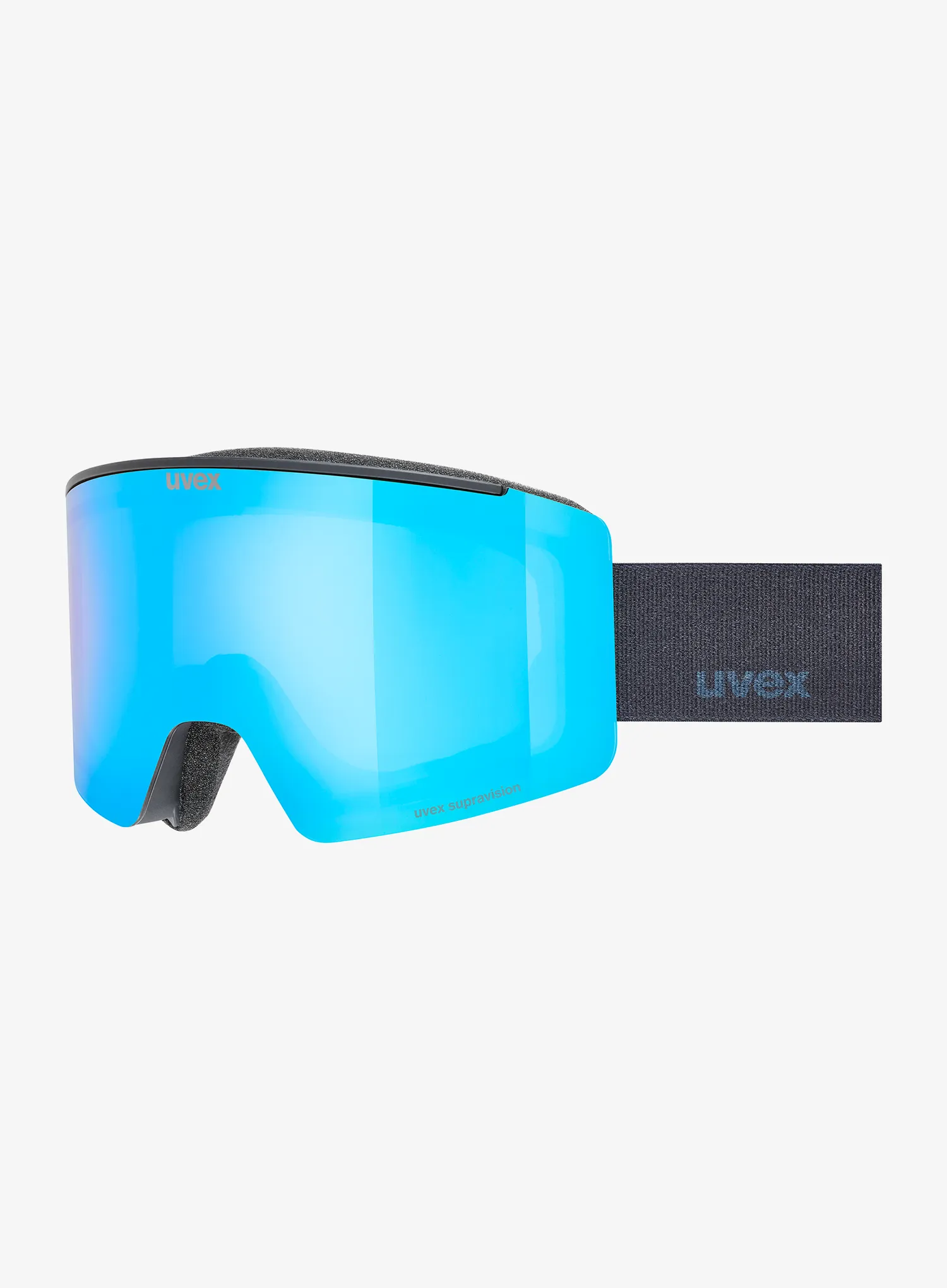 Lyžařské brýle Uvex Ignite FM - black matt/mirror blue