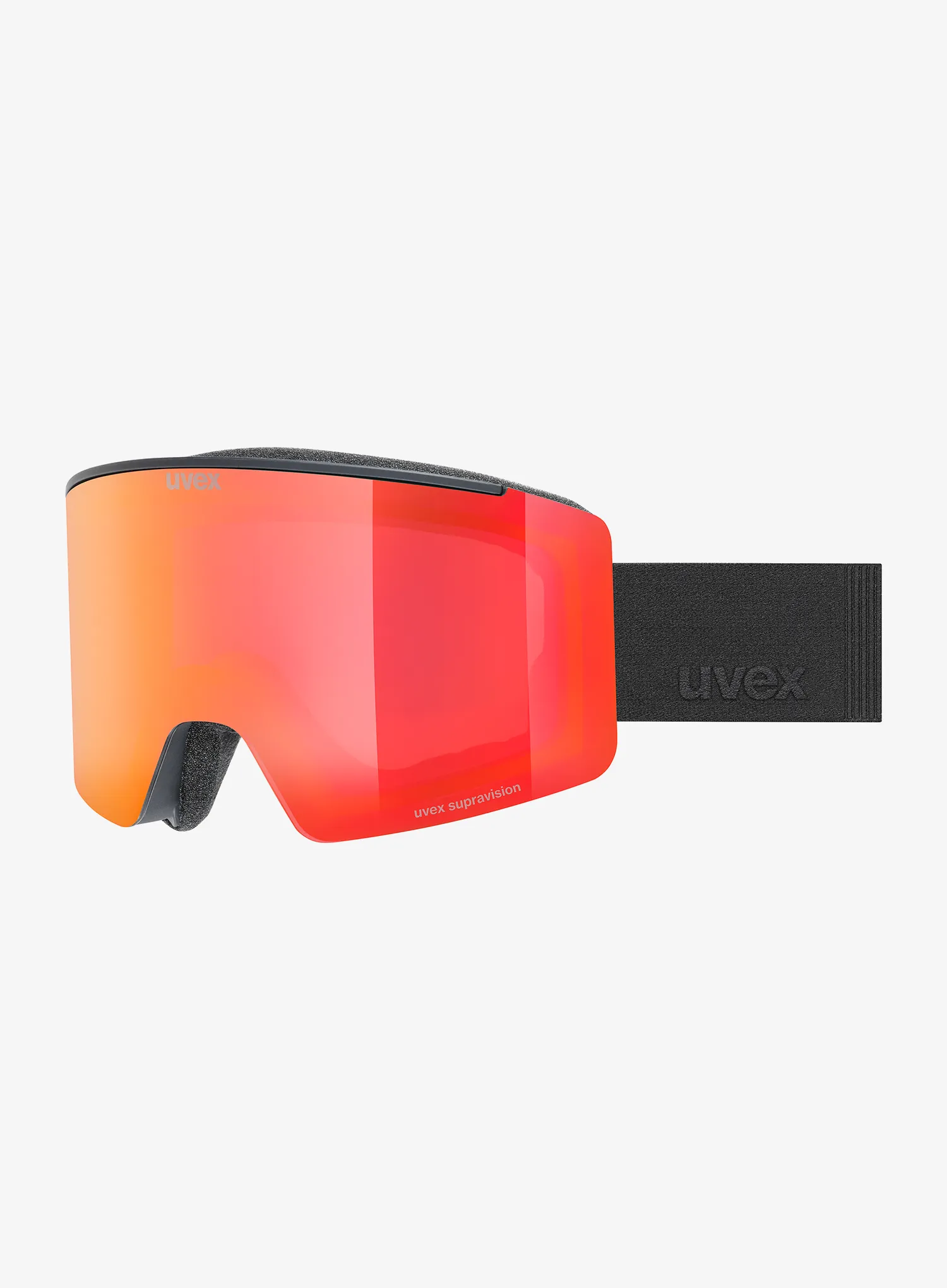 Lyžařské brýle Uvex Ignite FM - black matt/mirror red