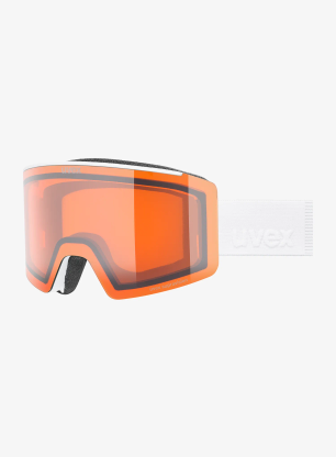 Lyžařské brýle Uvex Ignite LG - white matt/orange