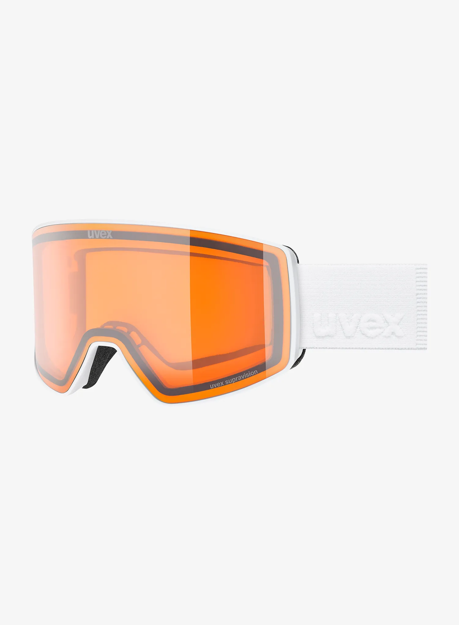 Lyžařské brýle Uvex Scenic LG - white matt/orange