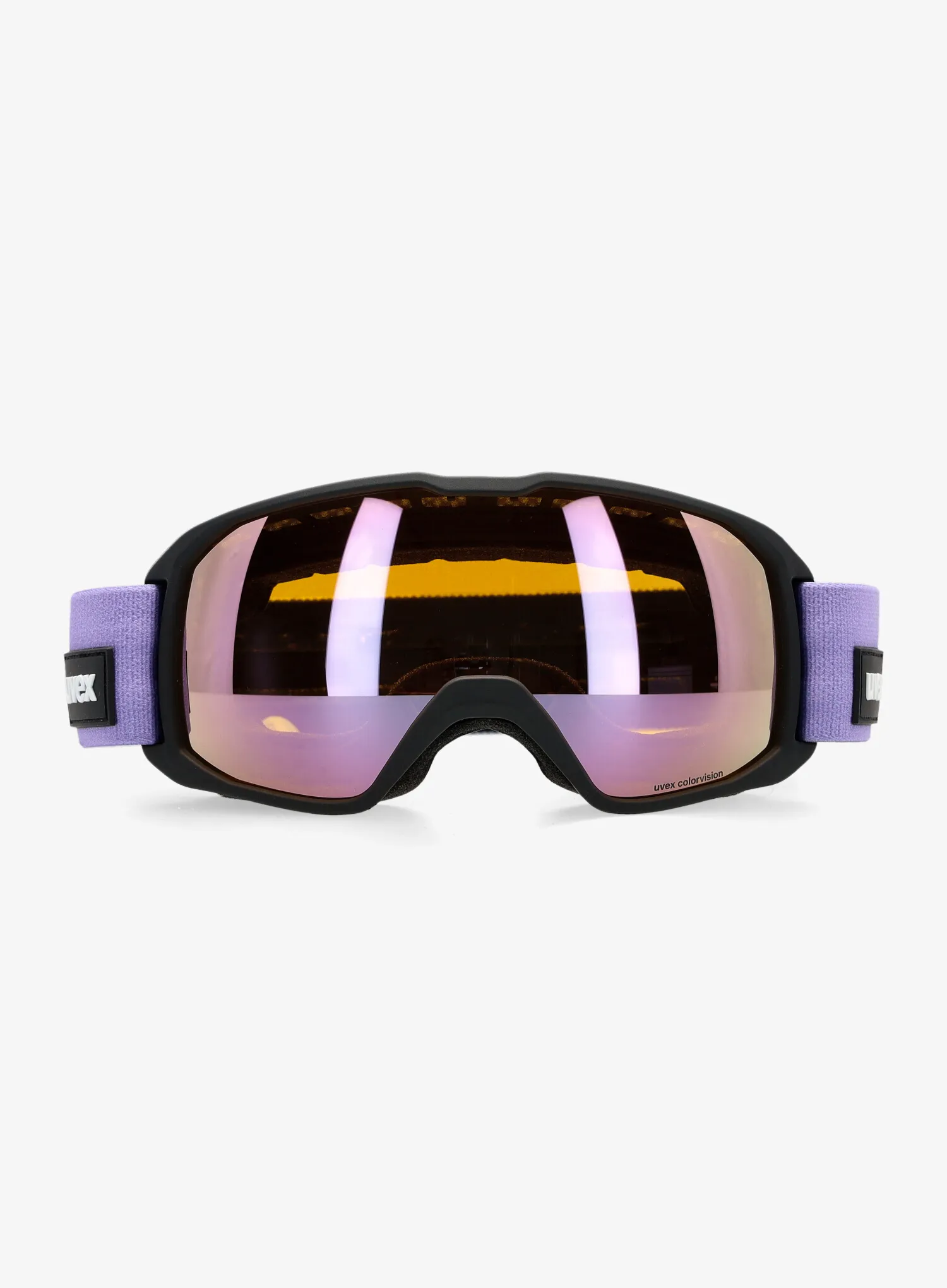 Lyžařské brýle Uvex Xcitd CV - black/lavender/colorvis/yellow