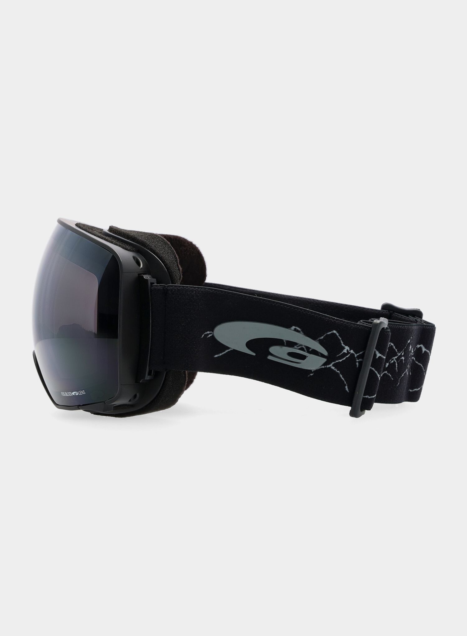 Lyžařské brýle GOG Astral - black - CAT 2 silver mirror