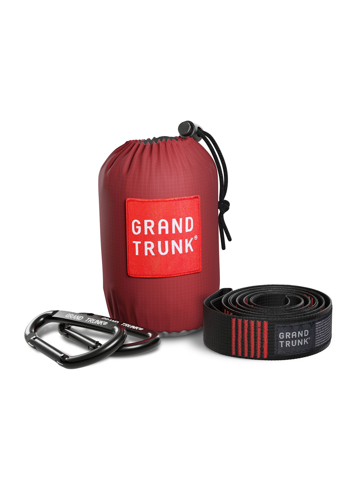 Houpací síť Grand Trunk Double Deluxe Parachute Nylon - crimson/charcoal
