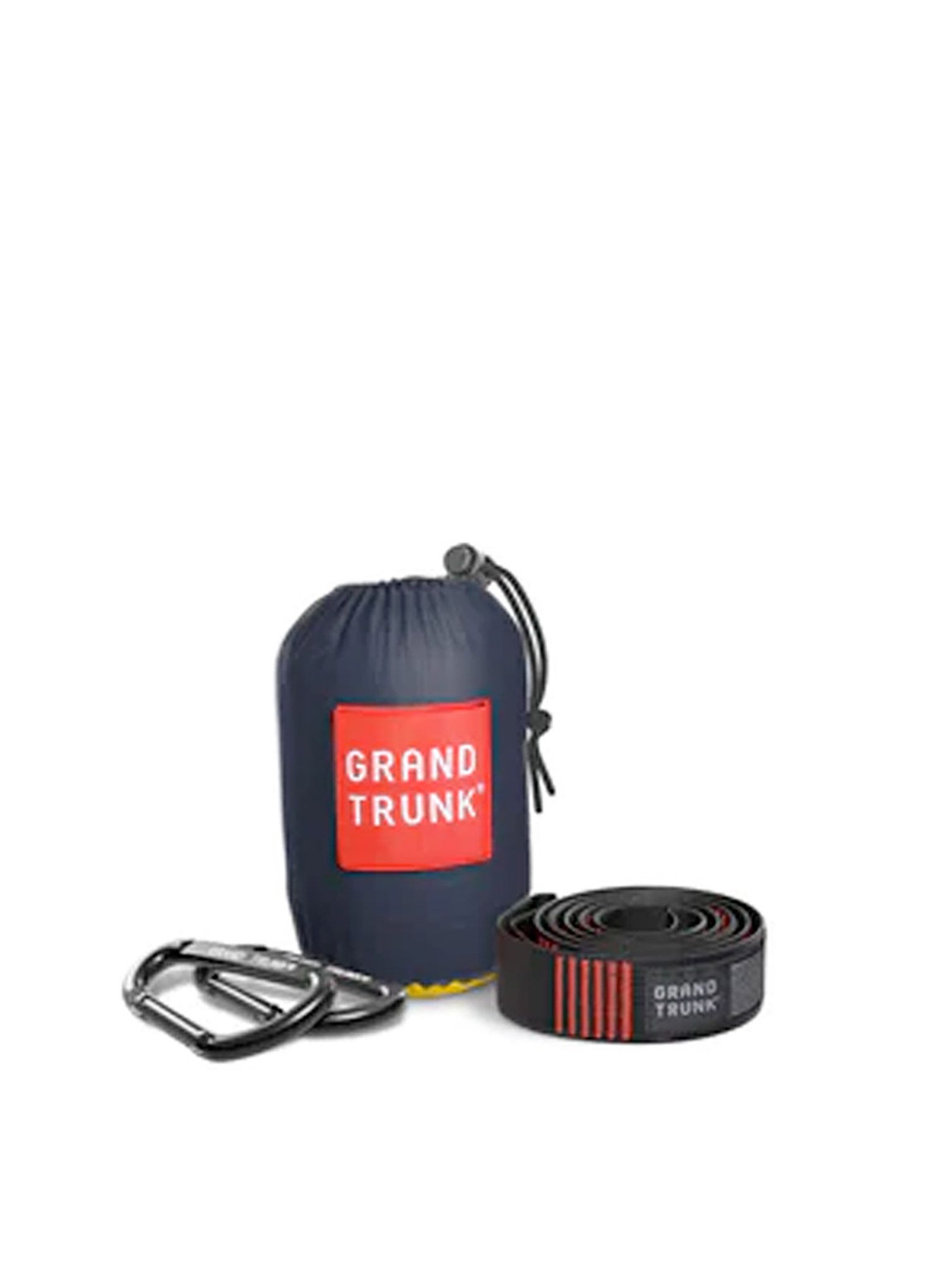 Hamaka Grand Trunk Double Deluxe Parachute Nylon with Straps - collegiate navy/chartreuse