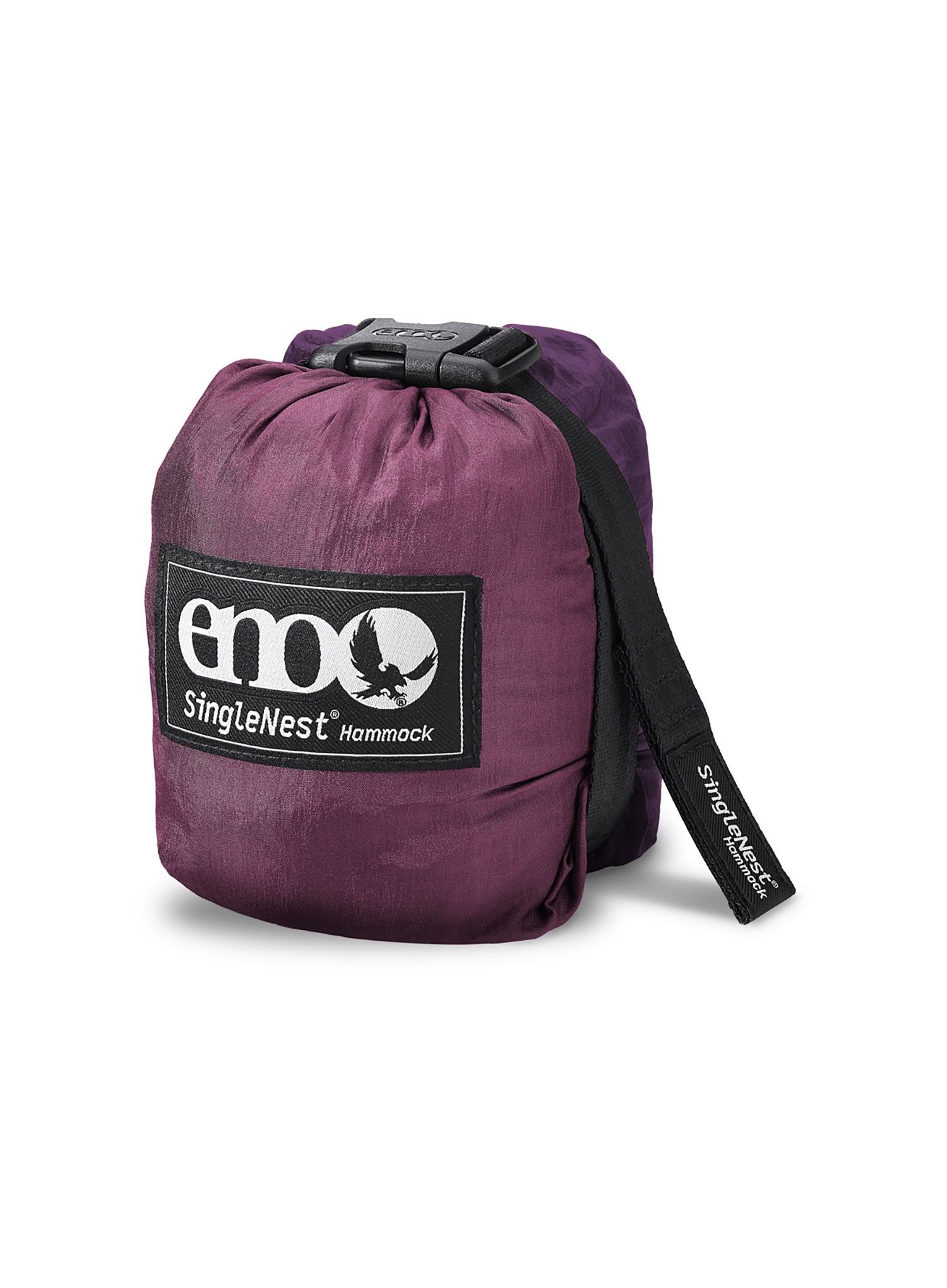 Houpací síť na kolo ENO SingleNest Hammock - berry/plum