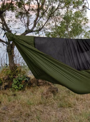 Hamaka Ticket To The Moon Pro Hammock - army green/black
