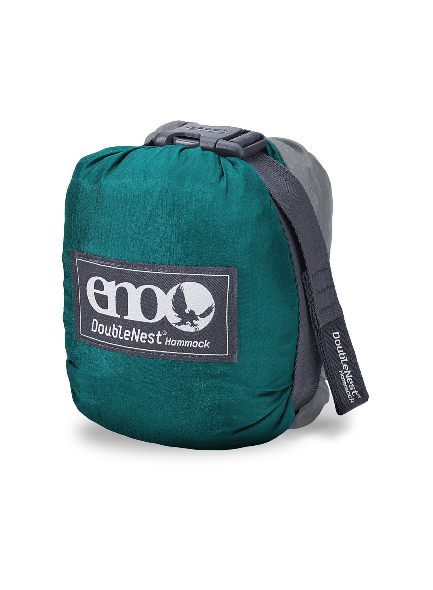Turistická houpací síť pro dvě osoby ENO DoubleNest Hammock - seafoam/grey