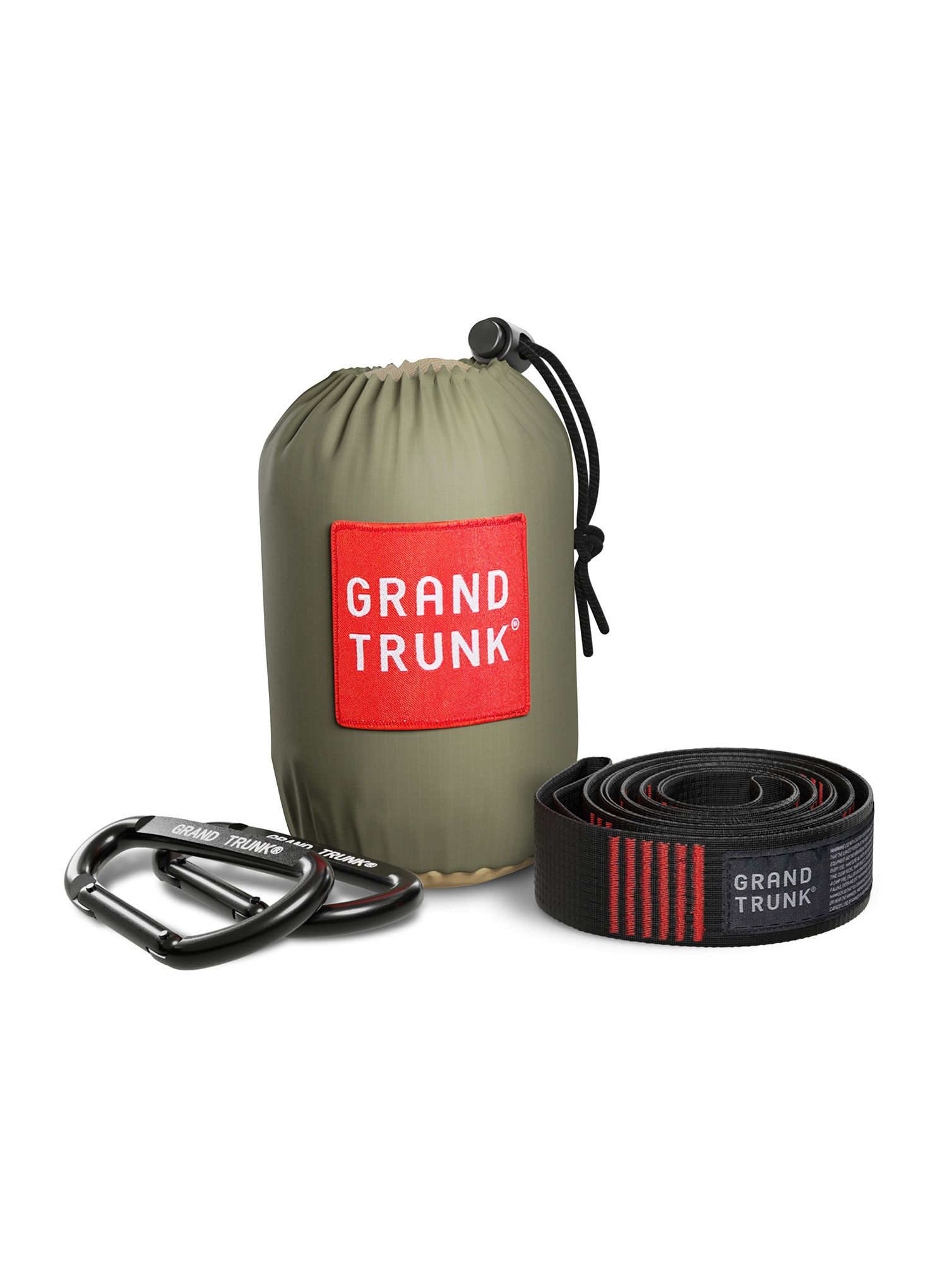 Houpací síť Grand Trunk Double Deluxe Parachute Nylon - olive/khahi