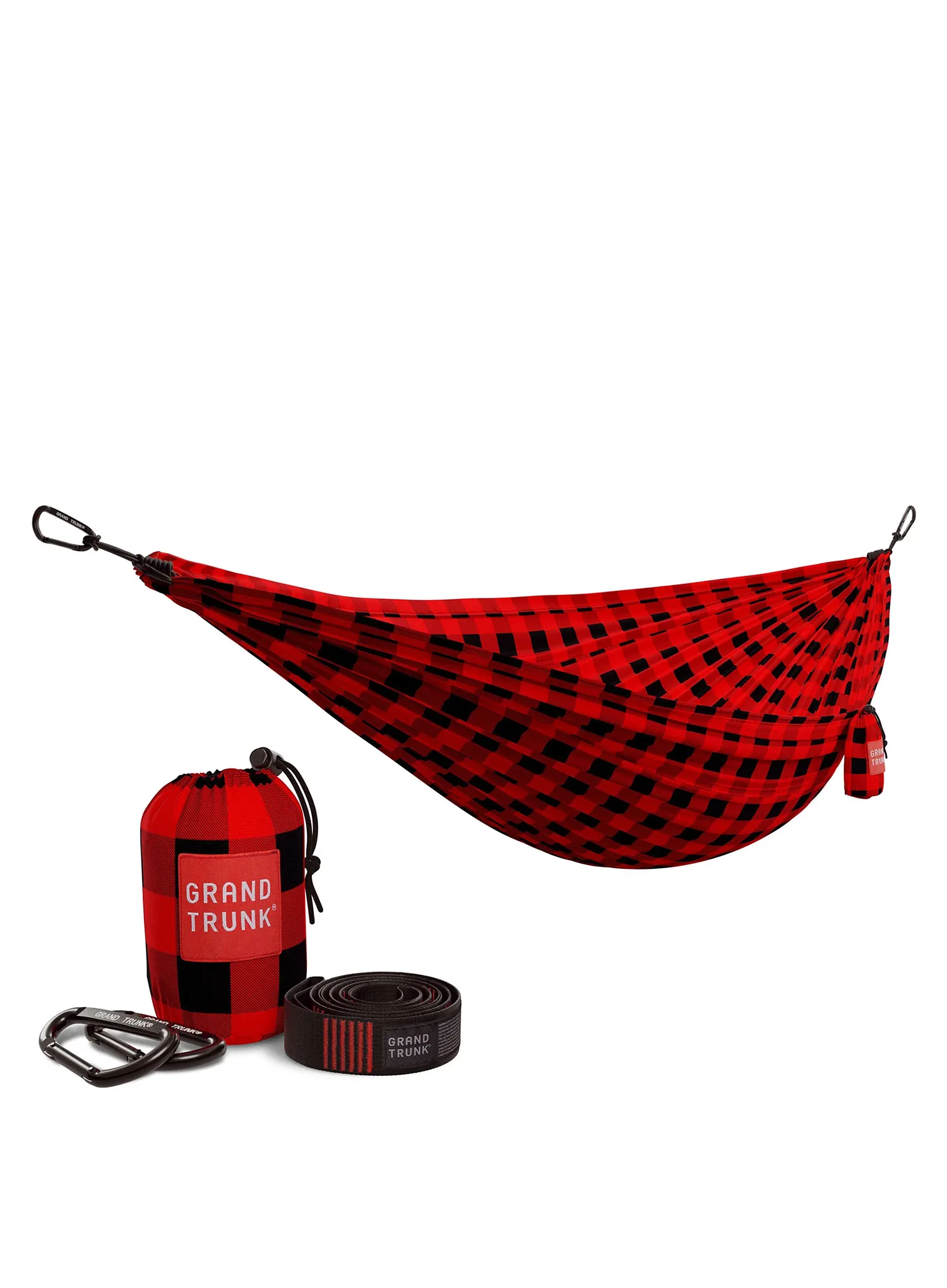 Hamaka Grand Trunk Double Deluxe Print Parachute Nylon Straps  - heritage