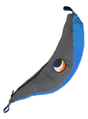Turistická houpací síť Ticket To The Moon Hammock Double - aqua/dark grey