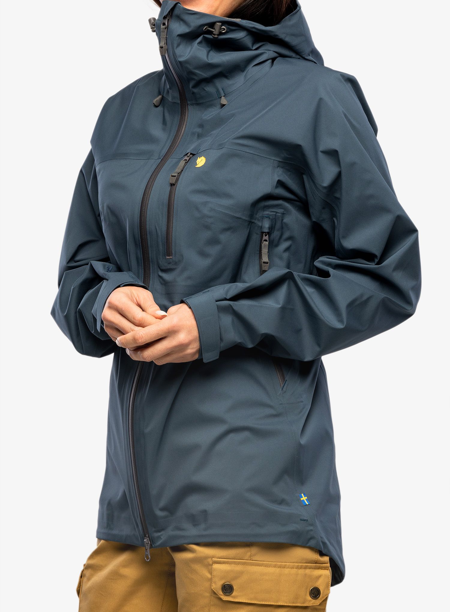 Dámská bunda Fjallraven Bergtagen Lite Eco-Shell Jacket - mountain blue