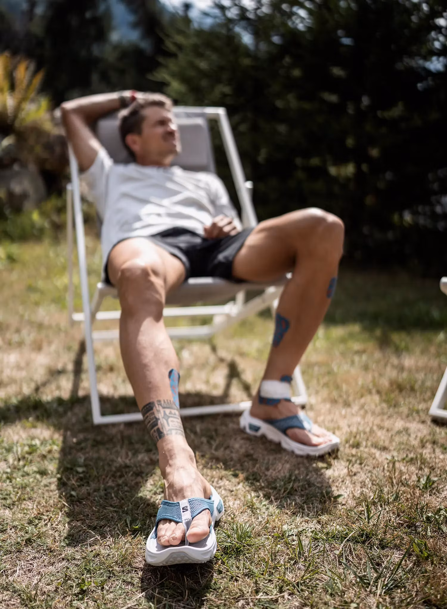 Žabky Salomon Reelax Break 6.0 - blue ashes/white/pearl