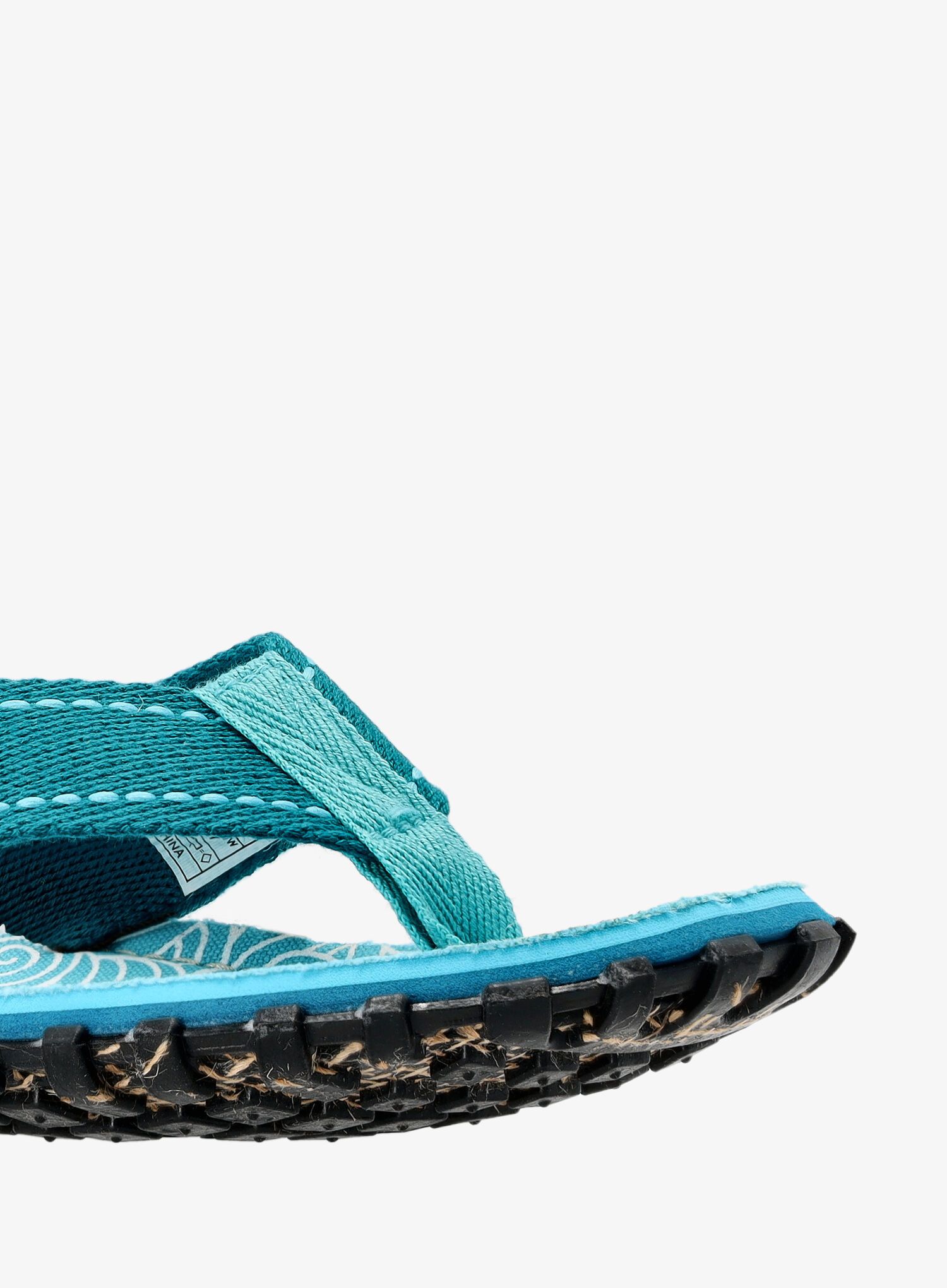 Dámské žabky Gumbies Islander Canvas Flip-Flops - turquoise swirls 