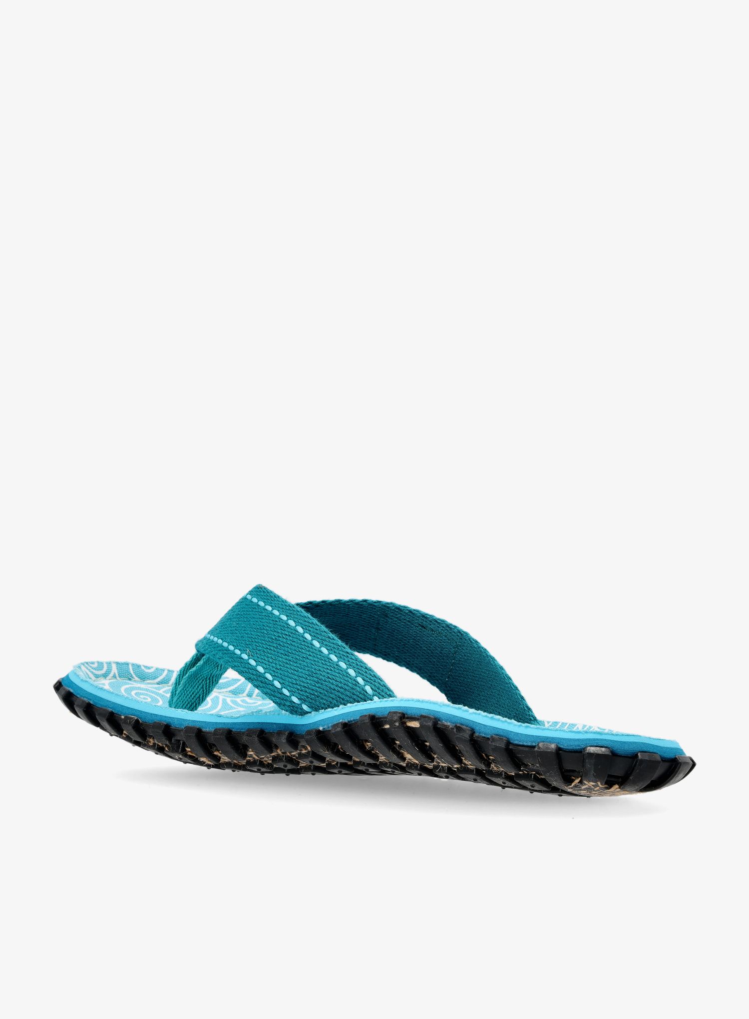 Dámské žabky Gumbies Islander Canvas Flip-Flops - turquoise swirls 