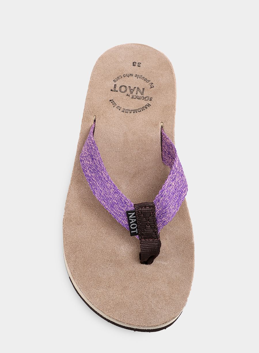 Dámské žabky Source Island - lilac/brown