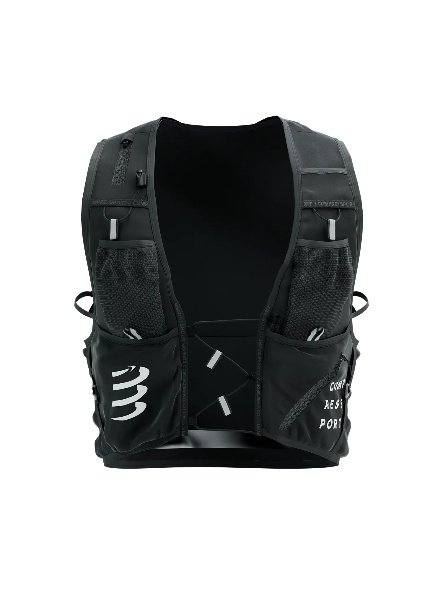 Běžecká vesta Compressport Ultrun Evo 10 Pack - black