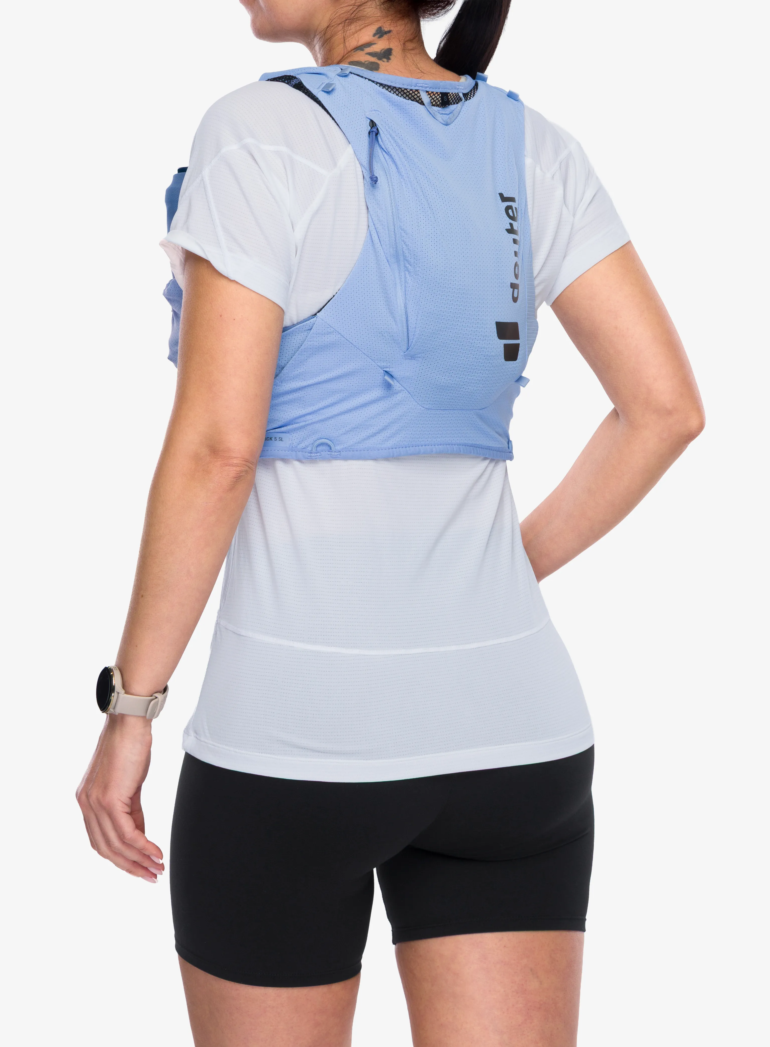 Běžecká vesta Deuter Traick 5 SL - polar/bluejay