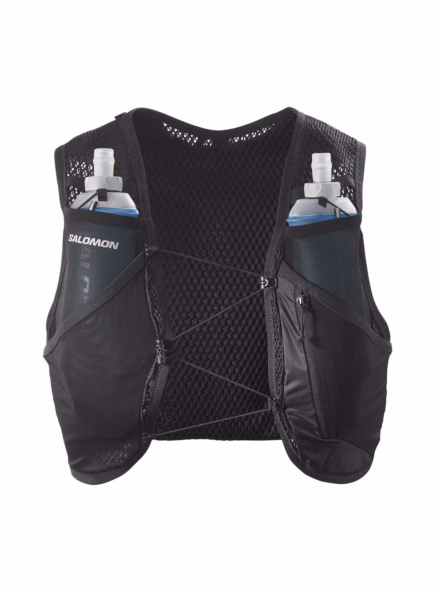 Běžecká vesta Salomon Active Skin 4 Set - black/metal