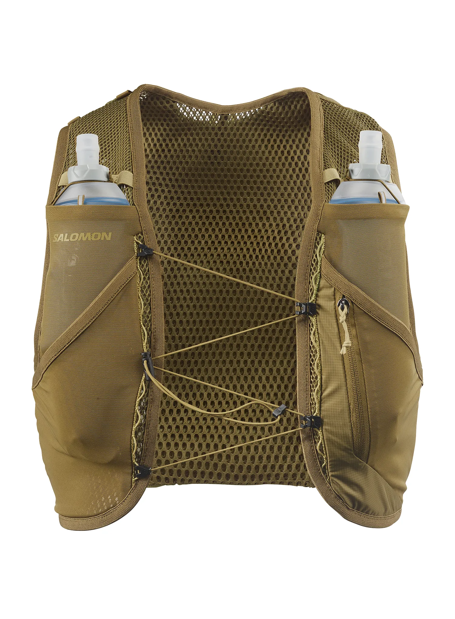 Běžecká vesta Salomon Active Skin 4 Set - brilliant olive/willow