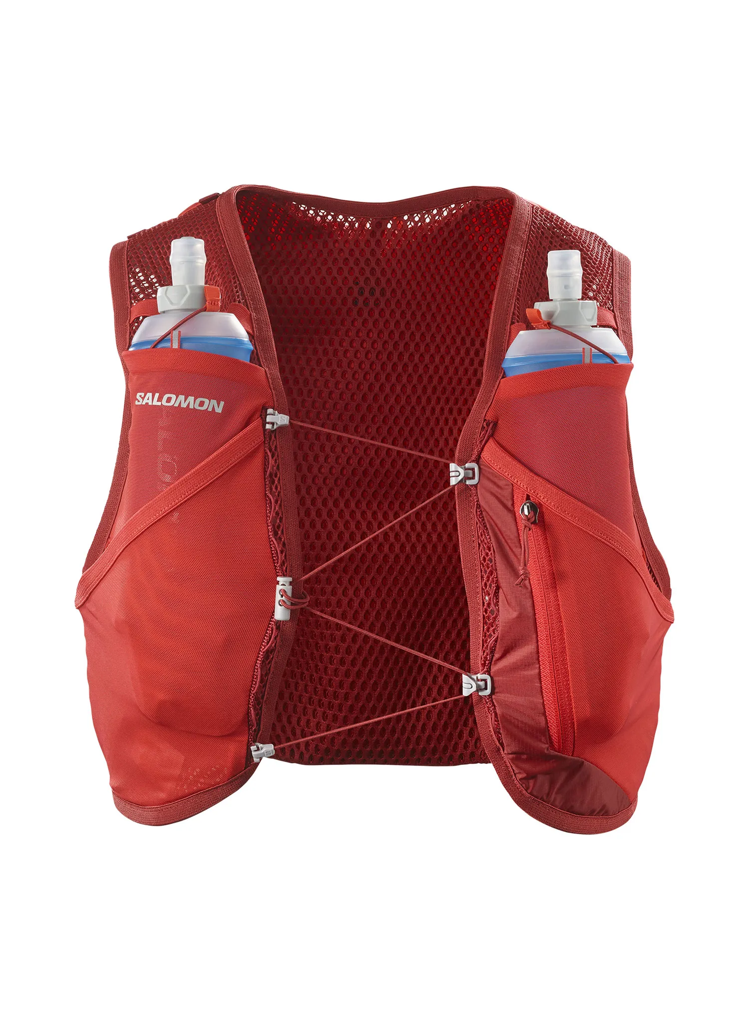 Běžecká vesta Salomon Active Skin 4 Set - red dahlia/high risk