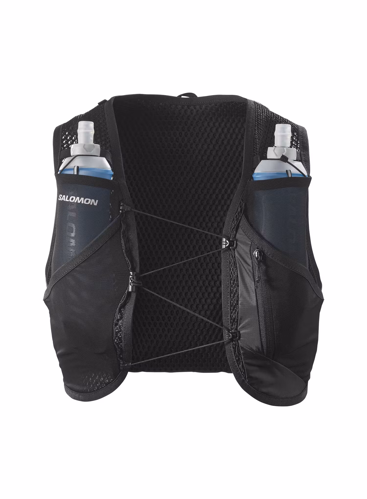 Běžecká vesta Salomon Active Skin 8 Set - black/metal