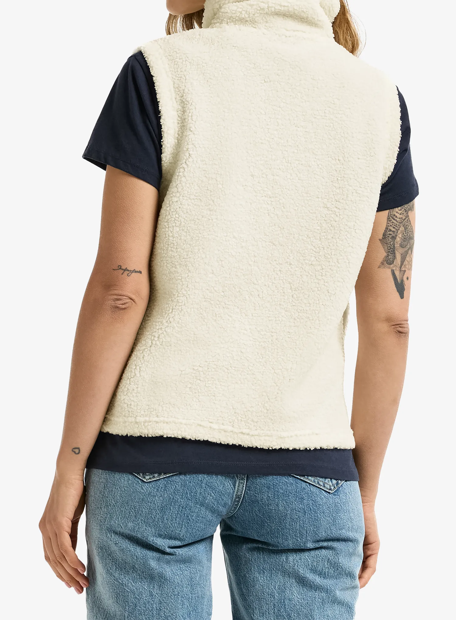 Vesta dámská Didriksons Kiana Vest - white foam
