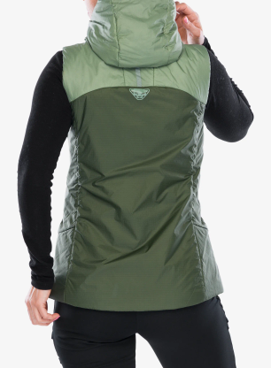 Vesta dámská Dynafit Radical Prl Hooded Vest - sage