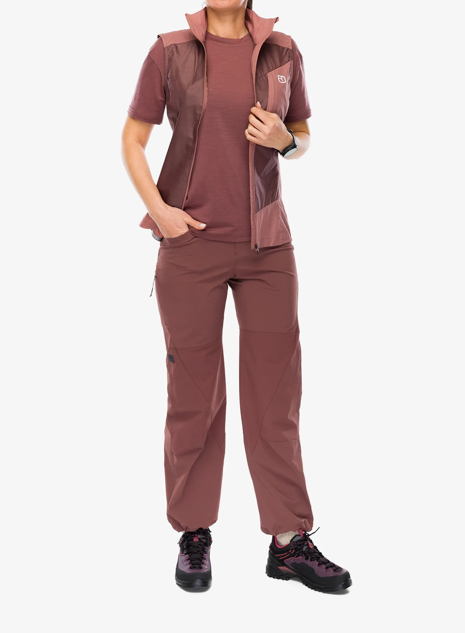 Vesta dámská Ortovox Trace Windbreaker Vest - chestnut