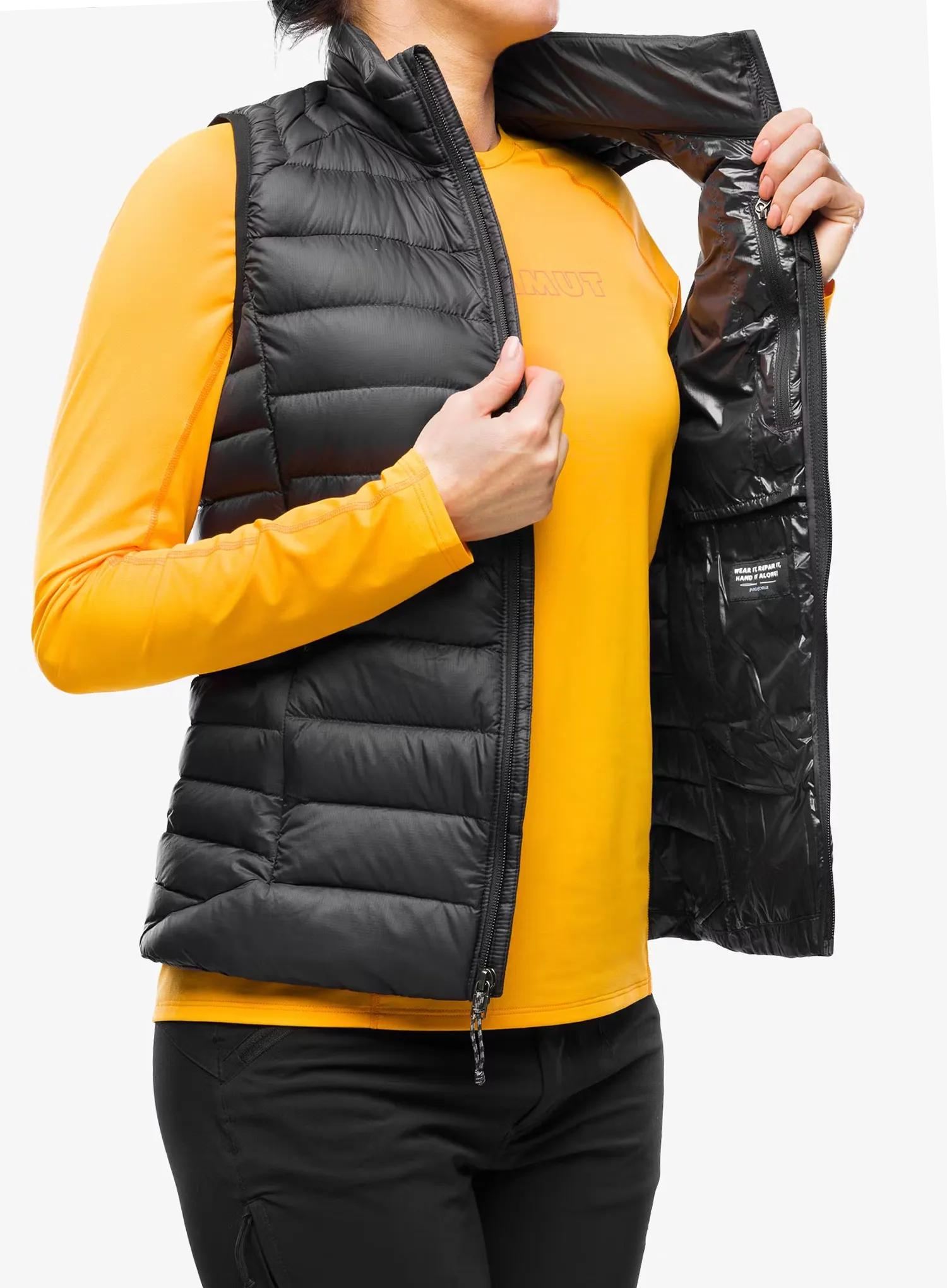 Dámská vesta Patagonia Down Sweater Vest - black/black