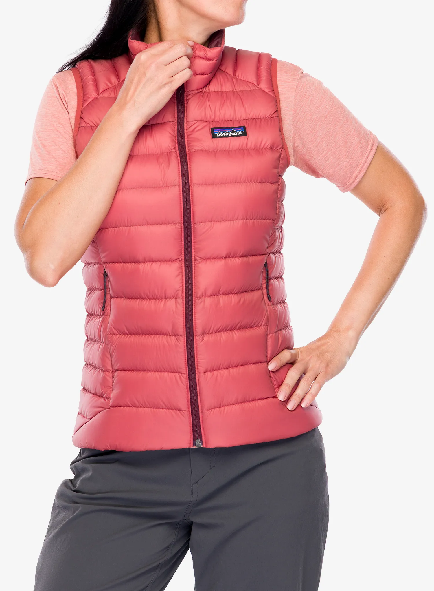 Vesta dámská Patagonia Down Sweater Vest - potters red