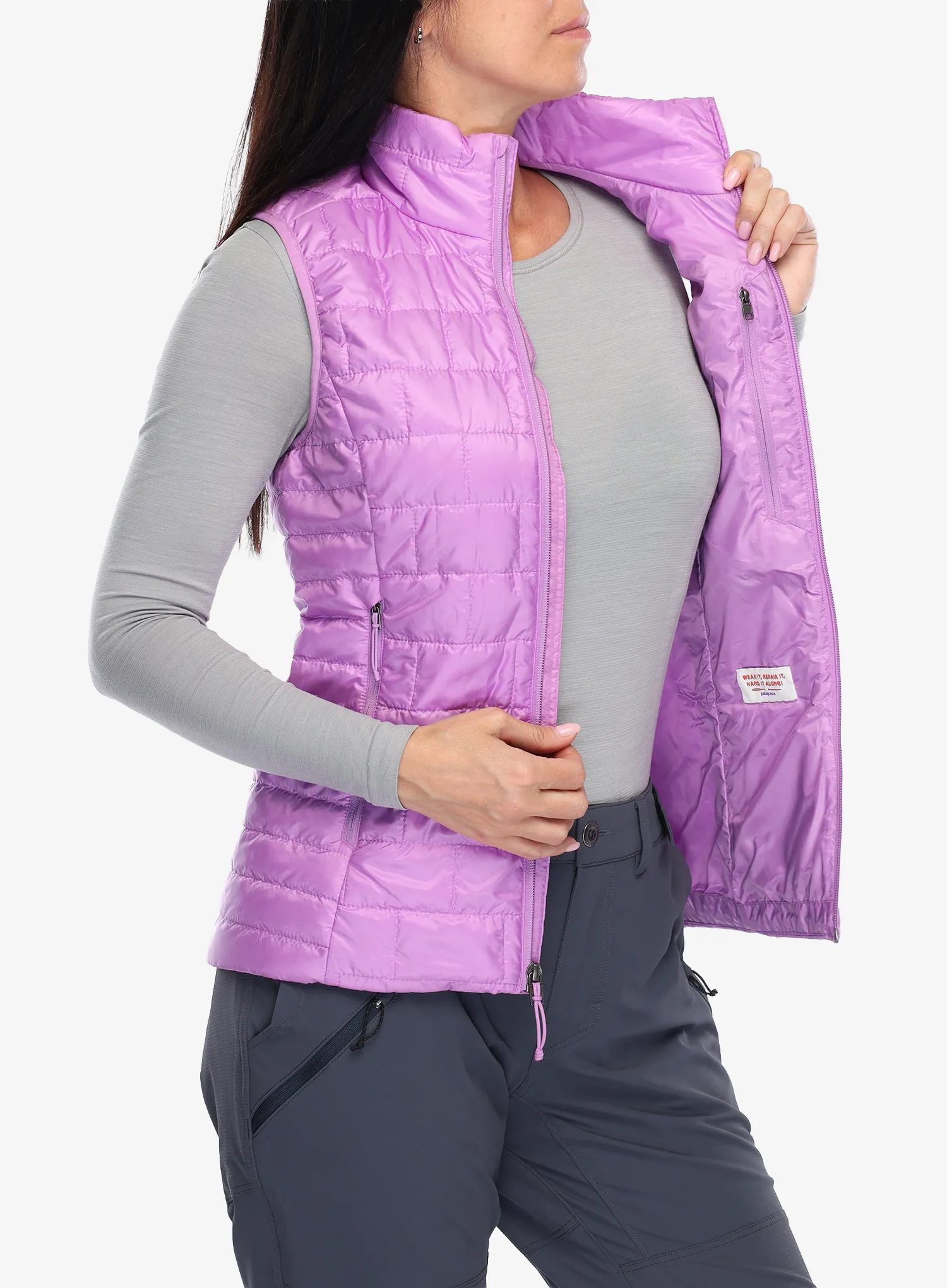 Vesta dámská Patagonia Nano Puff Vest - brisk purple
