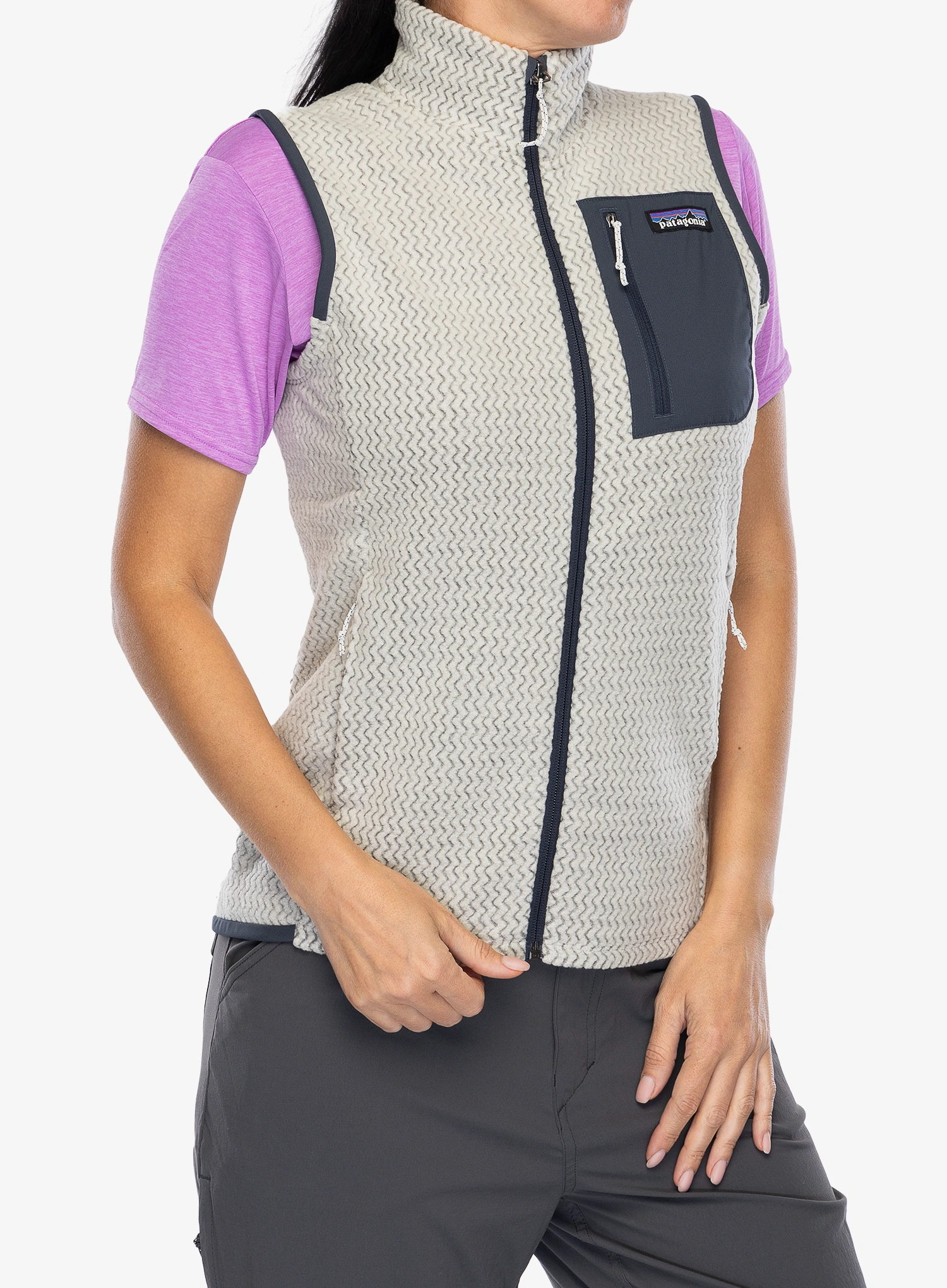 Vesta dámská Patagonia R1 Air Vest - wool white