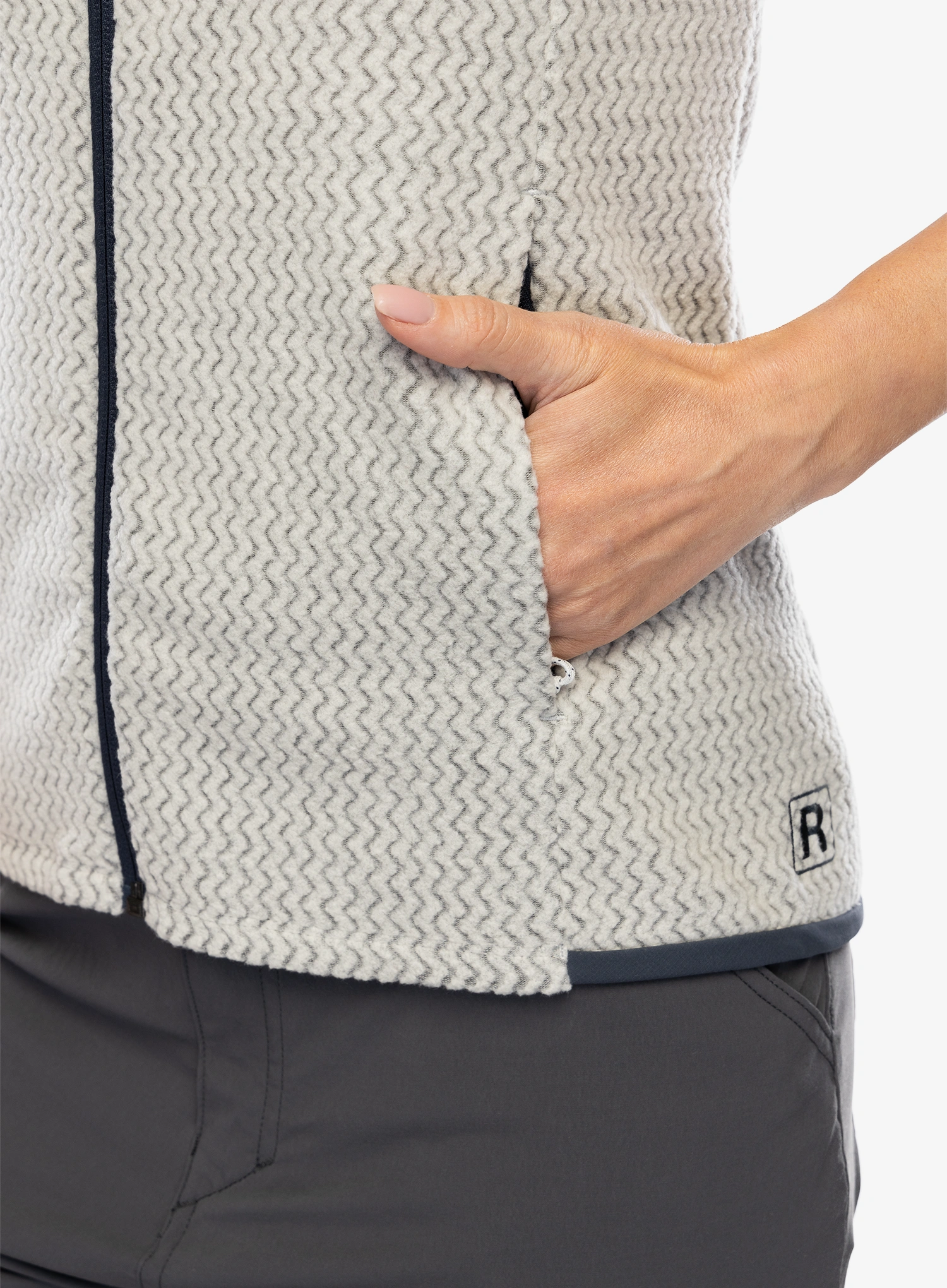 Vesta dámská Patagonia R1 Air Vest - wool white