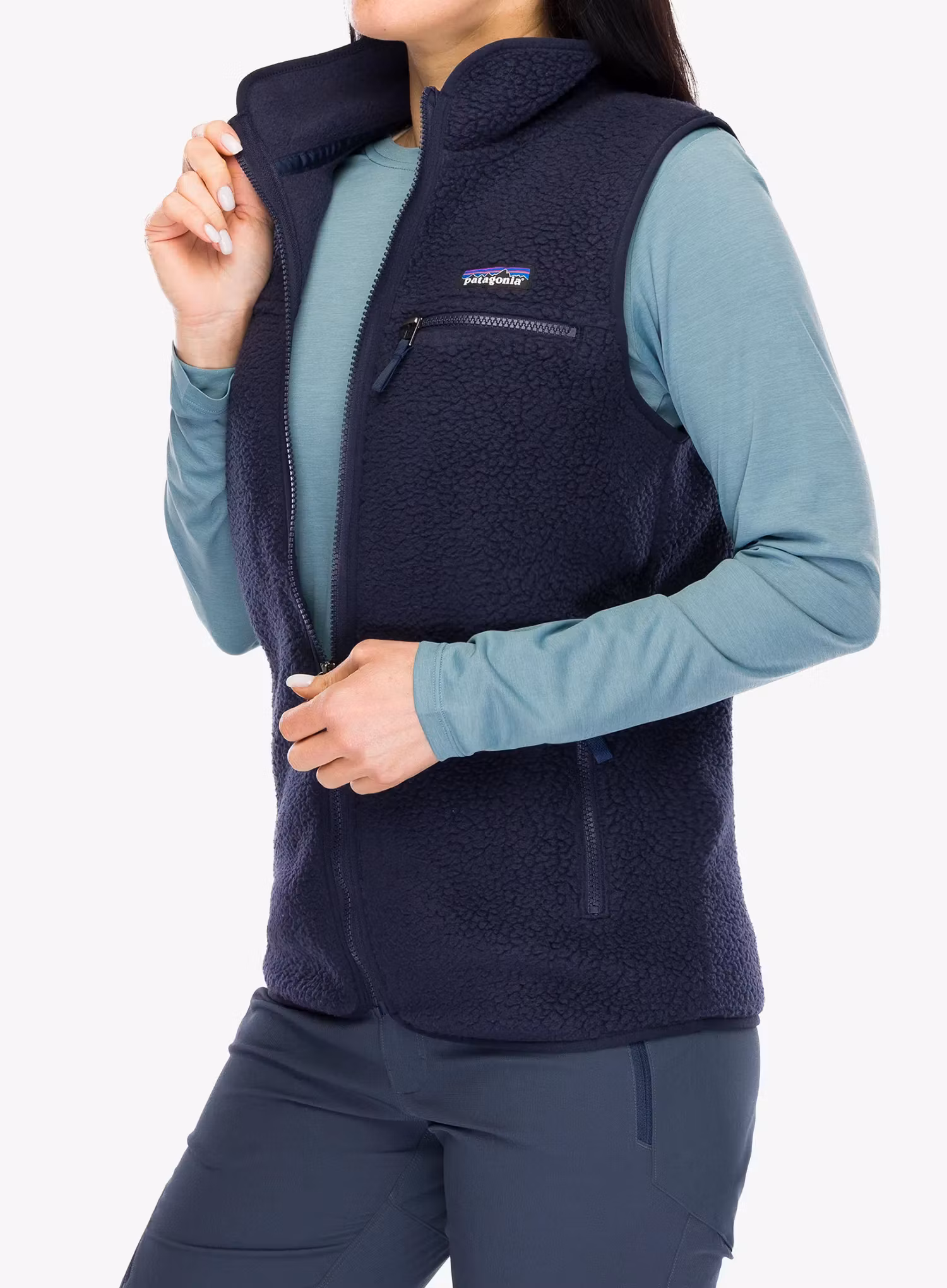 Vesta dámská Patagonia Retro Pile Vest - sunken blue