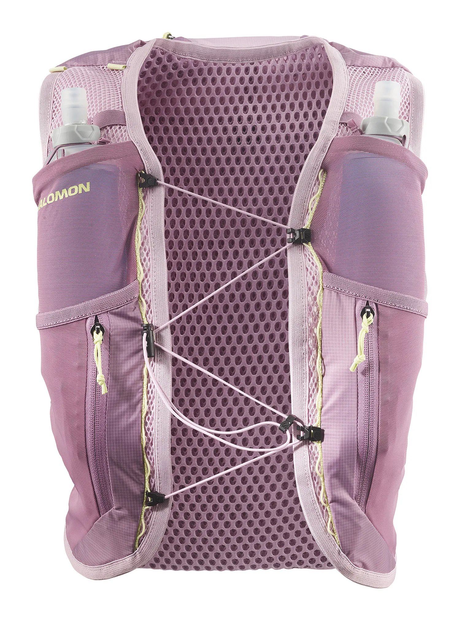 Běžecká vesta dámská Salomon Active Skin 12 Set - dawn pink/dusky/butterfly