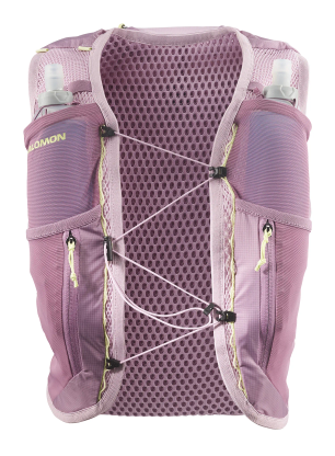 Běžecká vesta dámská Salomon Active Skin 12 Set - dawn pink/dusky/butterfly